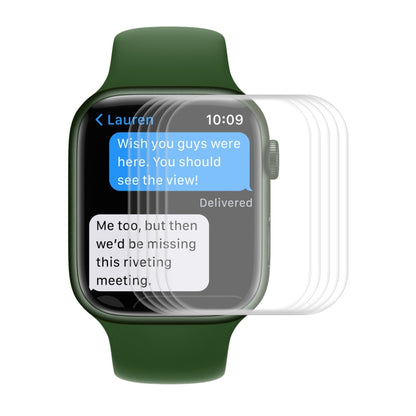 ENKAY Hat-Prince Case Friendly 3D Full Screen PET Curved Hot Bending HD Screen Protector Film For Apple Watch Series 9 / 8 / 7 41mm, 1 PC For Apple Watch Series 7 41mm, 2 PCS For Apple Watch Series 7 41mm, 5 PCS For Apple Watch Series 7 41mm           ...