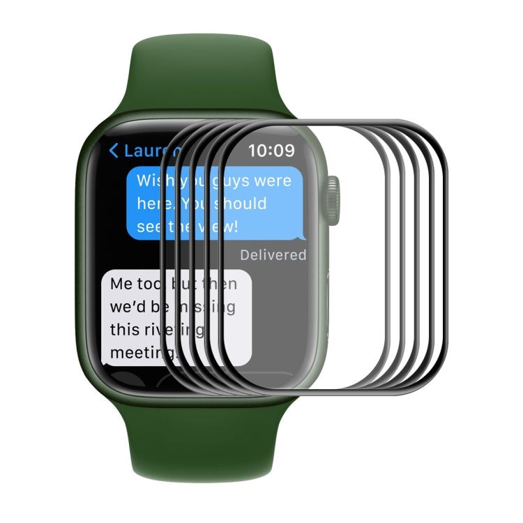 ENKAY Hat-Prince Case Friendly 3D Full Screen PET Curved Hot Bending HD Screen Protector Film For Apple Watch Series 9 / 8 / 7 41mm, 1 PC For Apple Watch Series 7 41mm, 2 PCS For Apple Watch Series 7 41mm, 5 PCS For Apple Watch Series 7 41mm           ...