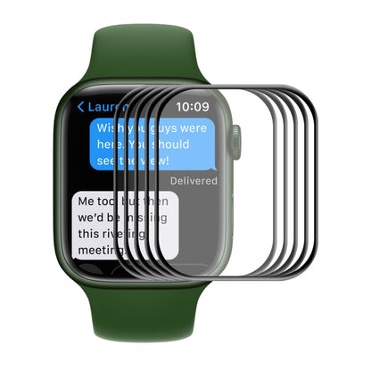 ENKAY Hat-Prince Case Friendly 3D Full Screen PET Curved Hot Bending HD Film For Apple Watch Series 9 / 8 / 7 45mm, 1 PC For Apple Watch Series 7 45mm, 2 PCS For Apple Watch Series 7 45mm, 5 PCS For Apple Watch Series 7 45mm                            ...