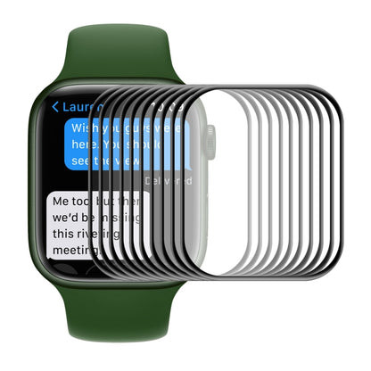 ENKAY Hat-Prince Case Friendly 3D Full Screen PET Curved Hot Bending HD Film For Apple Watch Series 9 / 8 / 7 45mm, 1 PC For Apple Watch Series 7 45mm, 2 PCS For Apple Watch Series 7 45mm, 5 PCS For Apple Watch Series 7 45mm                            ...