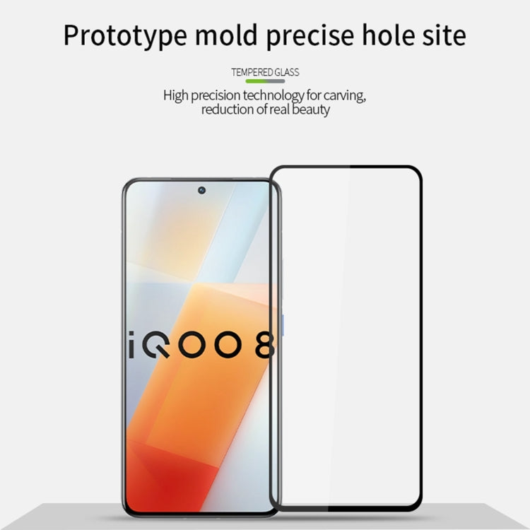 PINWUYO 9H 2.5D Full Screen Tempered Glass Film, For vivo iQOO8, For Google Pixel 5A 5G, For Samsung Galaxy Z Fold3 5G, For Honor X20, For Huawei Nova 8i, For Xiaomi Redmi 10, For Sony Xperia 5 III
