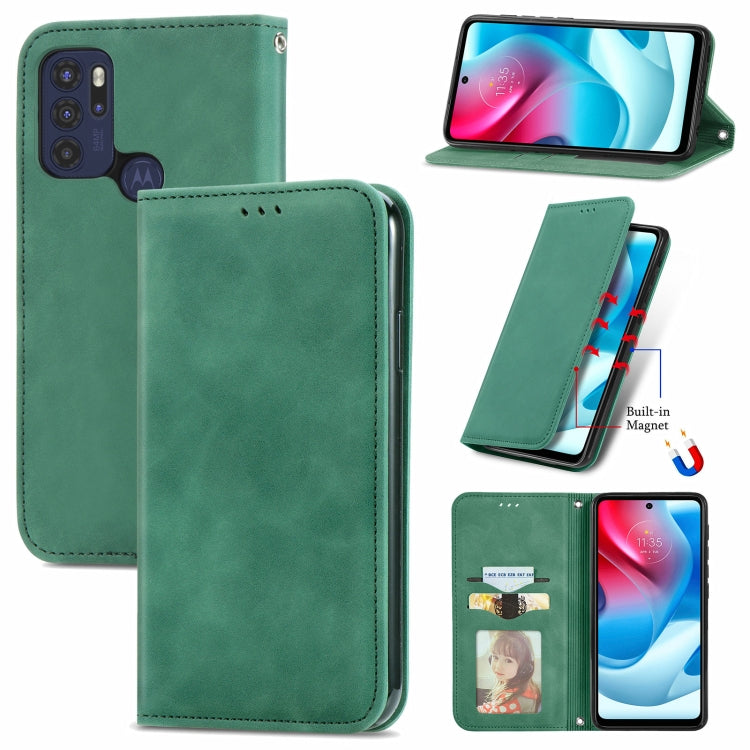 Retro Skin Feel Business Magnetic Horizontal Flip Leather Case with Holder & Card Slots & Wallet & Photo Frame, For Motorola  G60 S, For vivo X70, For vivo X70 Pro, For TECNO Pova 2
