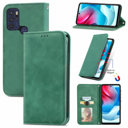 Retro Skin Feel Business Magnetic Horizontal Flip Leather Case with Holder & Card Slots & Wallet & Photo Frame, For Motorola  G60 S, For vivo X70, For vivo X70 Pro, For TECNO Pova 2