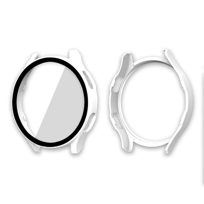 ENKAY Hat-Prince Full Coverage PC Frame + Tempered Glass Protector Composite Case for Samsung Galaxy Watch4 44mm