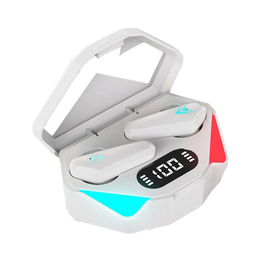 TWS-Y04 Bluetooth 5.0 TWS Binaural True Stereo Touch Control Gaming Earphone with LED Charging Case