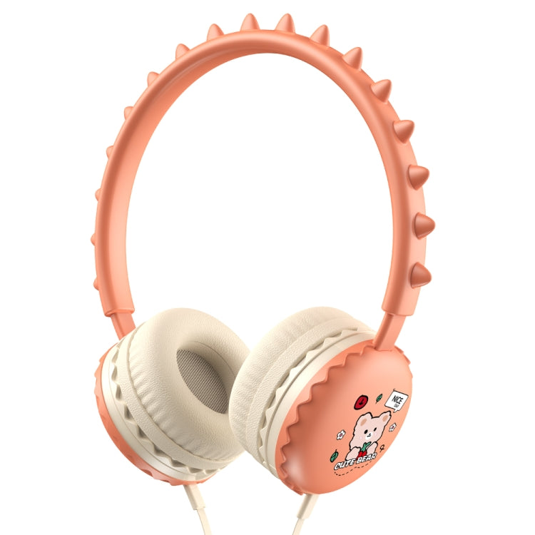 Casque d'écoute filaire Y19 avec dessin animé mignon pour enfants, avec microphone, casque de musique stéréo pour enfants, cadeaux