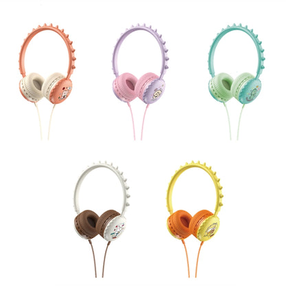 Casque d'écoute filaire Y19 avec dessin animé mignon pour enfants, avec microphone, casque de musique stéréo pour enfants, cadeaux