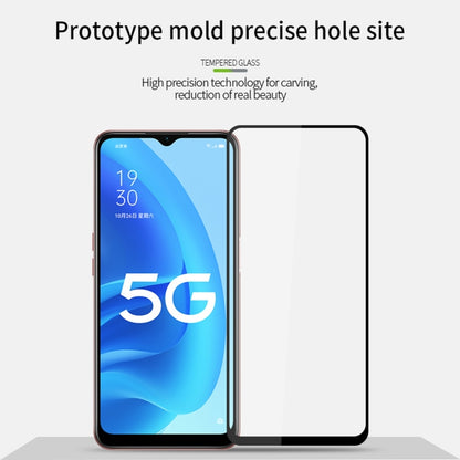 PINWUYO 9H 2.5D Full Screen Tempered Glass Film, For OPPO A55, For Realme 8i