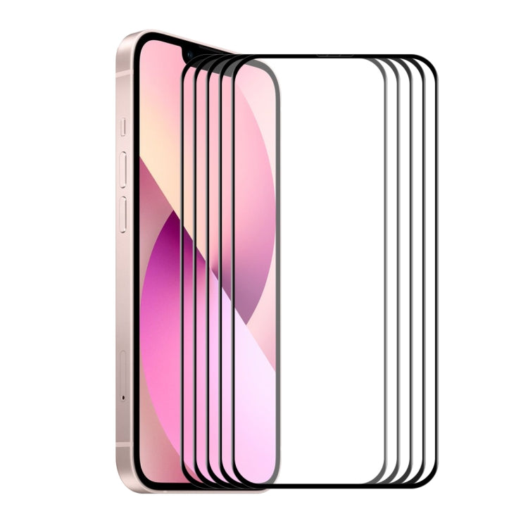 ENKAY Hat-Prince Full Glue Tempered Glass 6D Full Coverage Anti-scratch Protector for iPhone 13 mini, For iPhone 13 mini 1pcs, For iPhone 13 mini 2pcs, For iPhone 13 mini 5pcs