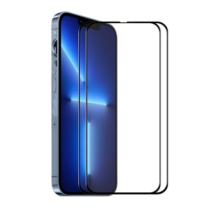 ENKAY Hat-Prince Full Glue Tempered Glass 6D Full Coverage Anti-scratch Protector for iPhone 13 / 13 Pro, 1pcs, 2pcs, 5pcs