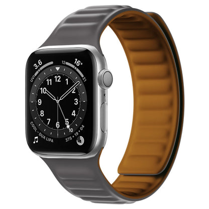 Silicone Magnetic Strap Watchband For Apple Watch Series, 7 41mm / 6&SE&5&4 40mm / 3&2&1 38mm, 7 45mm / 6&SE&5&4 44mm / 3&2&1 42mm