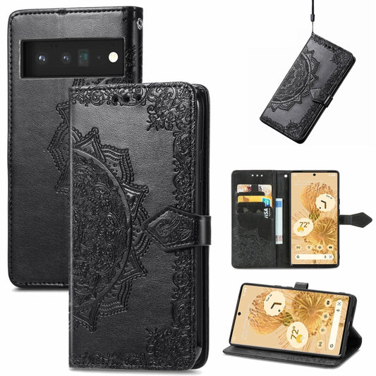 Mandala Embossing Pattern Horizontal Flip Leather Case with Holder & Card Slots & Wallet & Lanyard, For Motorola Edge 2021, For Google Pixel 6, For Nokia C20, For Nokia G50