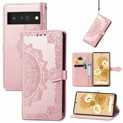 Mandala Embossing Pattern Horizontal Flip Leather Case with Holder & Card Slots & Wallet & Lanyard, For Motorola Edge 2021, For Google Pixel 6, For Nokia C20, For Nokia G50