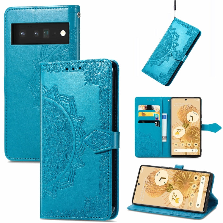 Mandala Embossing Pattern Horizontal Flip Leather Case with Holder & Card Slots & Wallet & Lanyard, For Motorola Edge 2021, For Google Pixel 6, For Nokia C20, For Nokia G50