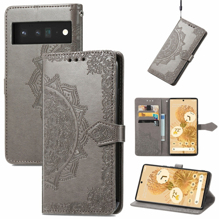 Mandala Embossing Pattern Horizontal Flip Leather Case with Holder & Card Slots & Wallet & Lanyard, For Motorola Edge 2021, For Google Pixel 6, For Nokia C20, For Nokia G50