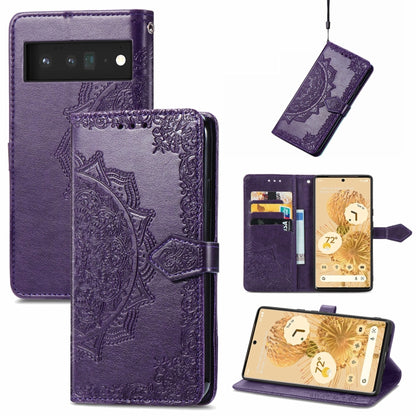 Mandala Embossing Pattern Horizontal Flip Leather Case with Holder & Card Slots & Wallet & Lanyard, For Motorola Edge 2021, For Google Pixel 6, For Nokia C20, For Nokia G50
