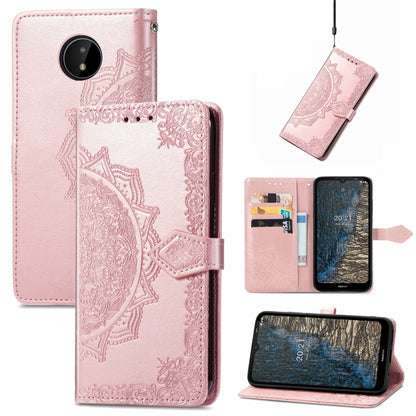 Mandala Embossing Pattern Horizontal Flip Leather Case with Holder & Card Slots & Wallet & Lanyard, For Motorola Edge 2021, For Google Pixel 6, For Nokia C20, For Nokia G50