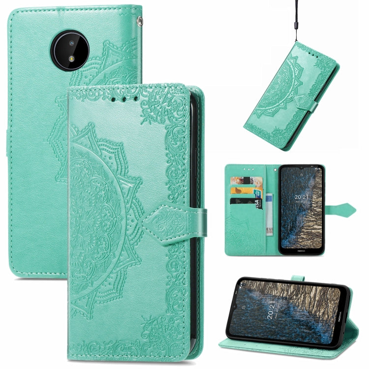 Mandala Embossing Pattern Horizontal Flip Leather Case with Holder & Card Slots & Wallet & Lanyard, For Motorola Edge 2021, For Google Pixel 6, For Nokia C20, For Nokia G50