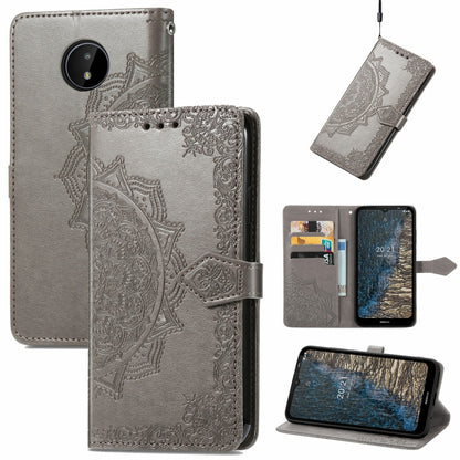 Mandala Embossing Pattern Horizontal Flip Leather Case with Holder & Card Slots & Wallet & Lanyard, For Motorola Edge 2021, For Google Pixel 6, For Nokia C20, For Nokia G50