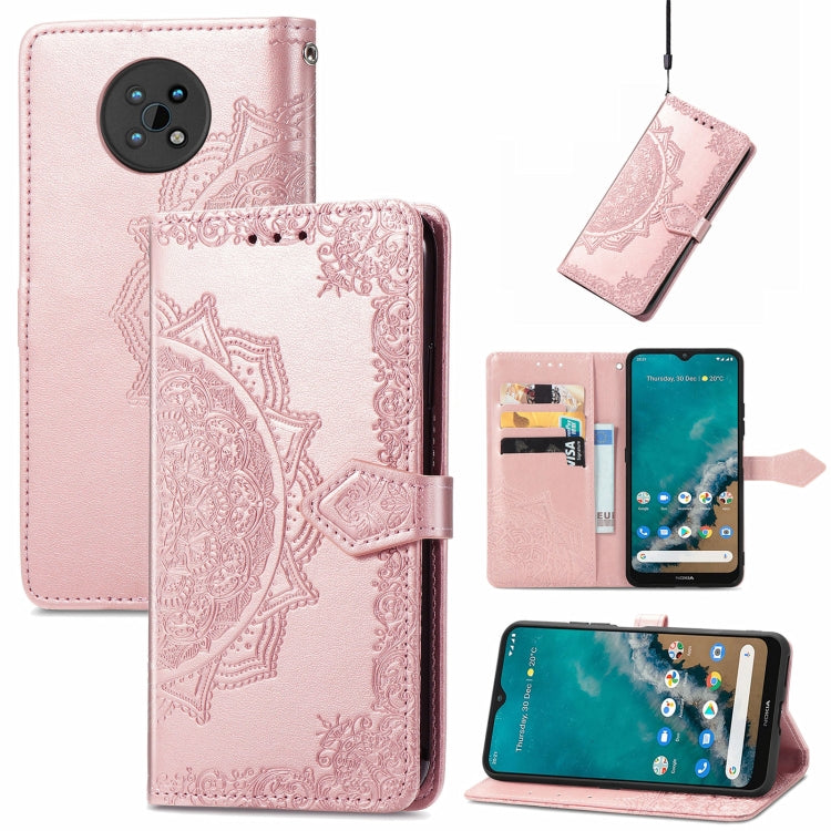 Mandala Embossing Pattern Horizontal Flip Leather Case with Holder & Card Slots & Wallet & Lanyard, For Motorola Edge 2021, For Google Pixel 6, For Nokia C20, For Nokia G50