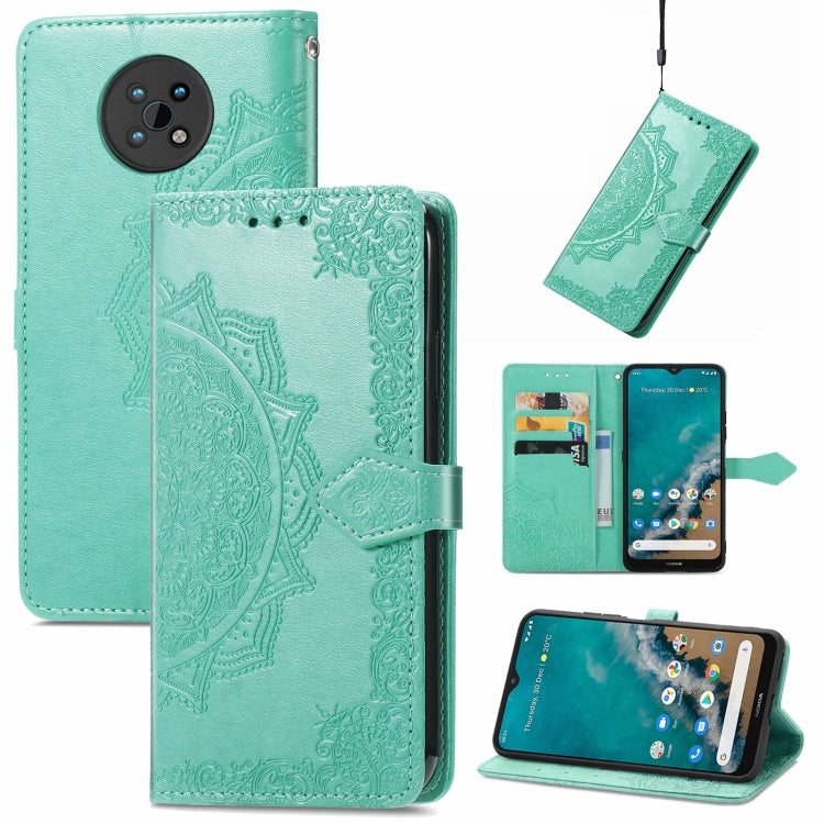 Mandala Embossing Pattern Horizontal Flip Leather Case with Holder & Card Slots & Wallet & Lanyard, For Motorola Edge 2021, For Google Pixel 6, For Nokia C20, For Nokia G50