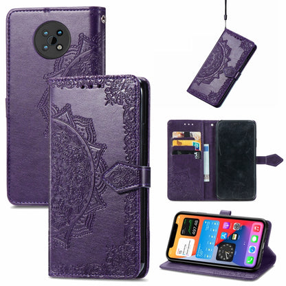 Mandala Embossing Pattern Horizontal Flip Leather Case with Holder & Card Slots & Wallet & Lanyard, For Motorola Edge 2021, For Google Pixel 6, For Nokia C20, For Nokia G50