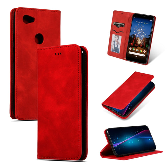 Retro Skin Feel Business Magnetic Horizontal Flip Leather Case for Google Pixel 3A XL, For Google Pixel 3A XL