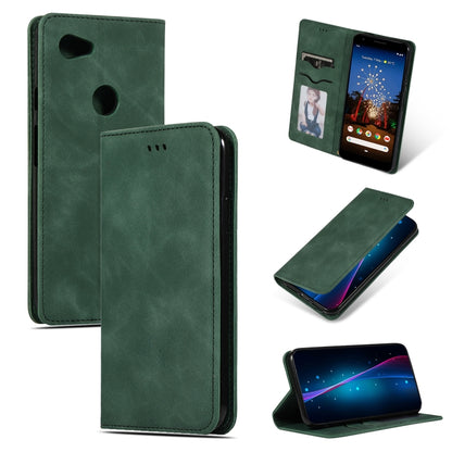 Retro Skin Feel Business Magnetic Horizontal Flip Leather Case for Google Pixel 3A XL, For Google Pixel 3A XL