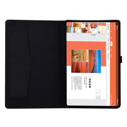 Horizontal Flip Fabric PU Leather Tablet Case with Card Slots & Holder, For OPPO Realme Pad