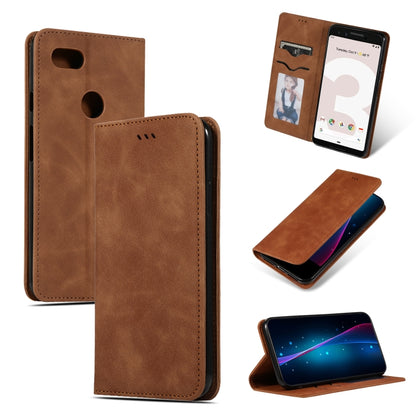 Retro Skin Feel Business Magnetic Horizontal Flip Leather Case for Google Pixel 3, For Google Pixel 3