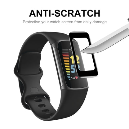 For Fitbit Charge 5 / Charge 6 ENKAY Hat-Prince 3D Curved Edge PC Edge PMMA HD Screen Film, 1 PC, 2 PCS, 5 PCS, 10 PCS