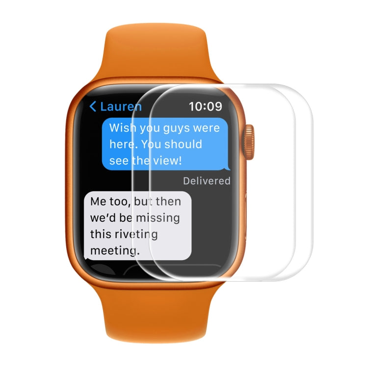 ENKAY Hat-Prince 3D Curved Edge Full Coverage Full Tempered Glass HD Screen Protector Film For Apple Watch Series 9 / 8 / 7 41mm, 1 PC, 2 PCS, 5 PCS, 10 PCS