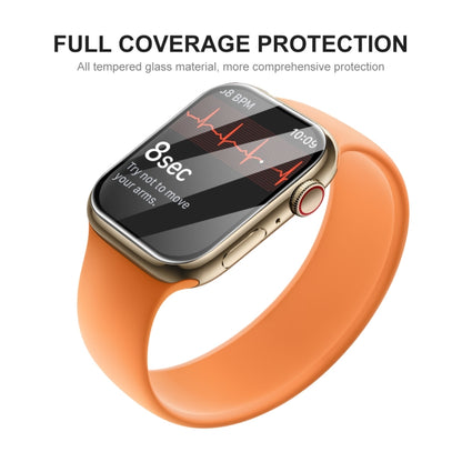 ENKAY Hat-Prince 3D Curved Edge Full Coverage Full Tempered Glass HD Screen Protector Film For Apple Watch Series 9 / 8 / 7 45mm, 1 PC, 2 PCS, 5 PCS, 10 PCS
