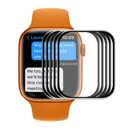 ENKAY Hat-Prince 3D Curved Edge Full Coverage Full Tempered Glass HD Screen Protector Film For Apple Watch Series 9 / 8 / 7 45mm, 1 PC, 2 PCS, 5 PCS, 10 PCS