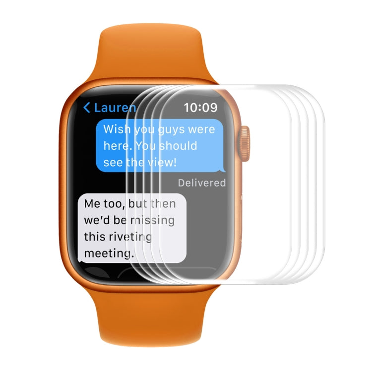 ENKAY Hat-Prince 3D Curved Edge Full Coverage Full Tempered Glass HD Screen Protector Film For Apple Watch Series 9 / 8 / 7 45mm, 1 PC, 2 PCS, 5 PCS, 10 PCS