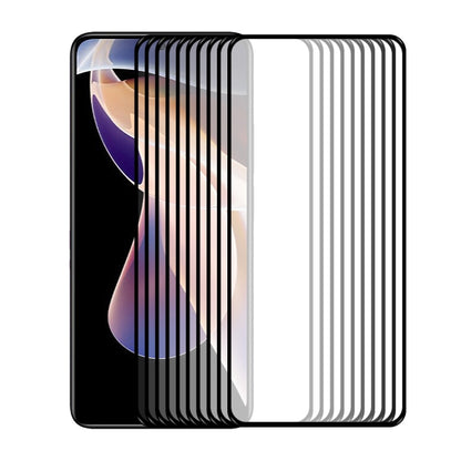 For Xiaomi Redmi Note 11 ENKAY Hat-Prince Full Glue 0.26mm 9H 2.5D Tempered Glass Full Film, For Xiaomi Redmi Note 11(1 PCS), For Xiaomi Redmi Note 11(2 PCS), For Xiaomi Redmi Note 11(5 PCS), For Xiaomi Redmi Note 11(10 PCS)