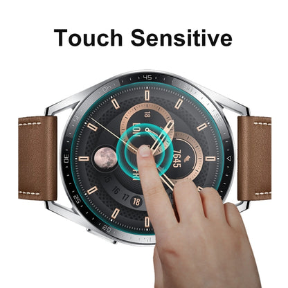 For Huawei Watch GT 3 46mm ENKAY Hat-Prince 0.2mm 9H 2.15D Curved Edge Tempered Glass Screen Protector Watch Film, 1 PC, 2 PCS, 5 PCS, 10 PCS