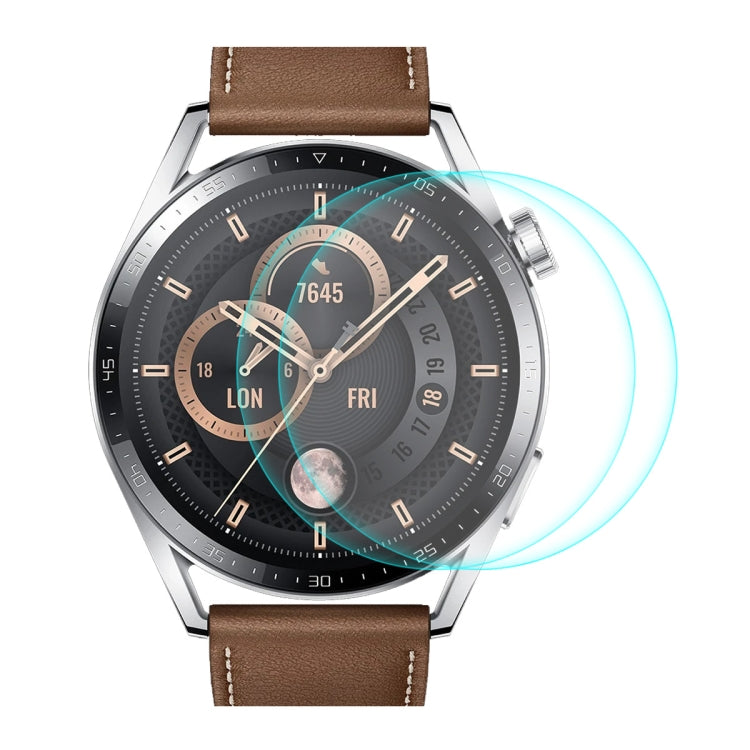 For Huawei Watch GT 3 46mm ENKAY Hat-Prince 0.2mm 9H 2.15D Curved Edge Tempered Glass Screen Protector Watch Film, 1 PC, 2 PCS, 5 PCS, 10 PCS