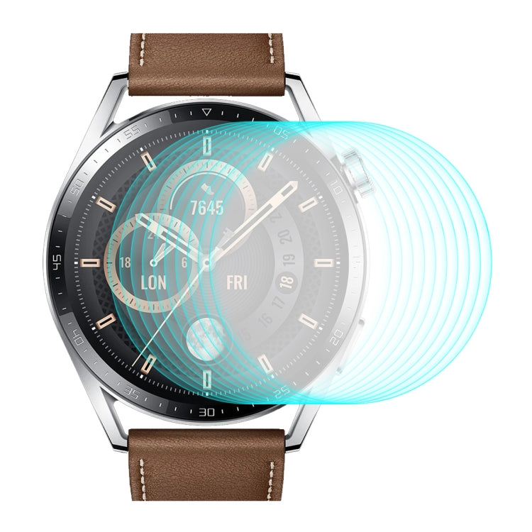For Huawei Watch GT 3 46mm ENKAY Hat-Prince 0.2mm 9H 2.15D Curved Edge Tempered Glass Screen Protector Watch Film, 1 PC, 2 PCS, 5 PCS, 10 PCS