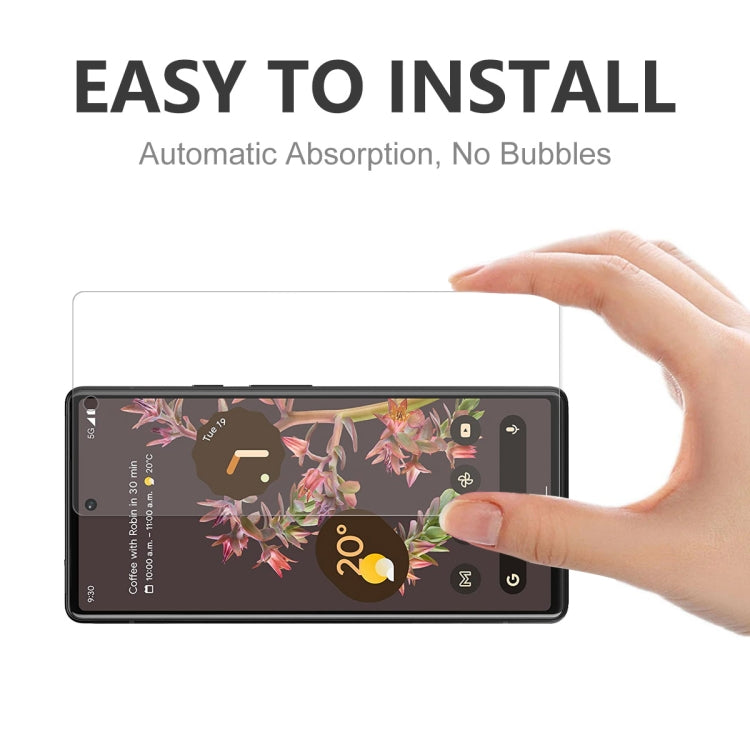 10 PCS For Google Pixel 6 ENKAY Hat-Prince 0.26mm 9H 2.5D Curved Edge Tempered Glass Screen Film, 10 PCS