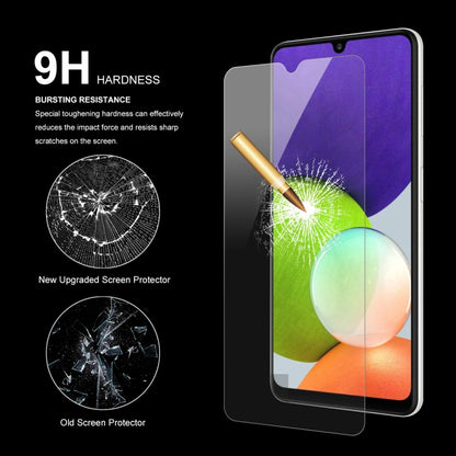 2 PCS For Samsung Galaxy A32 4G ENKAY Hat-Prince 0.26mm 9H 2.5D Curved Edge Tempered Glass Screen Film, For Samsung Galaxy A32 4G(2 PCS)