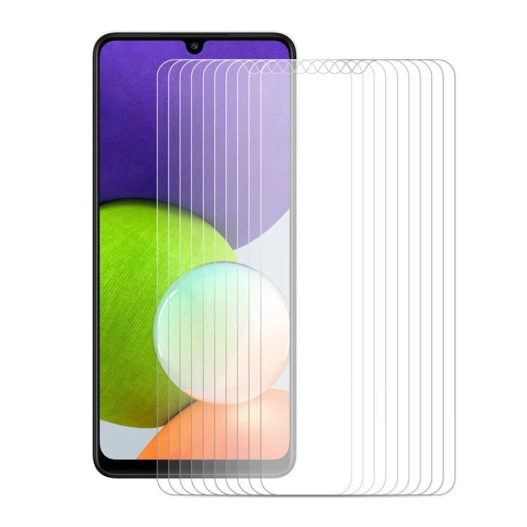 10 PCS For Samsung Galaxy A32 4G ENKAY Hat-Prince 0.26mm 9H 2.5D Curved Edge Tempered Glass Screen Film, For Samsung Galaxy A32 4G(10 PCS)