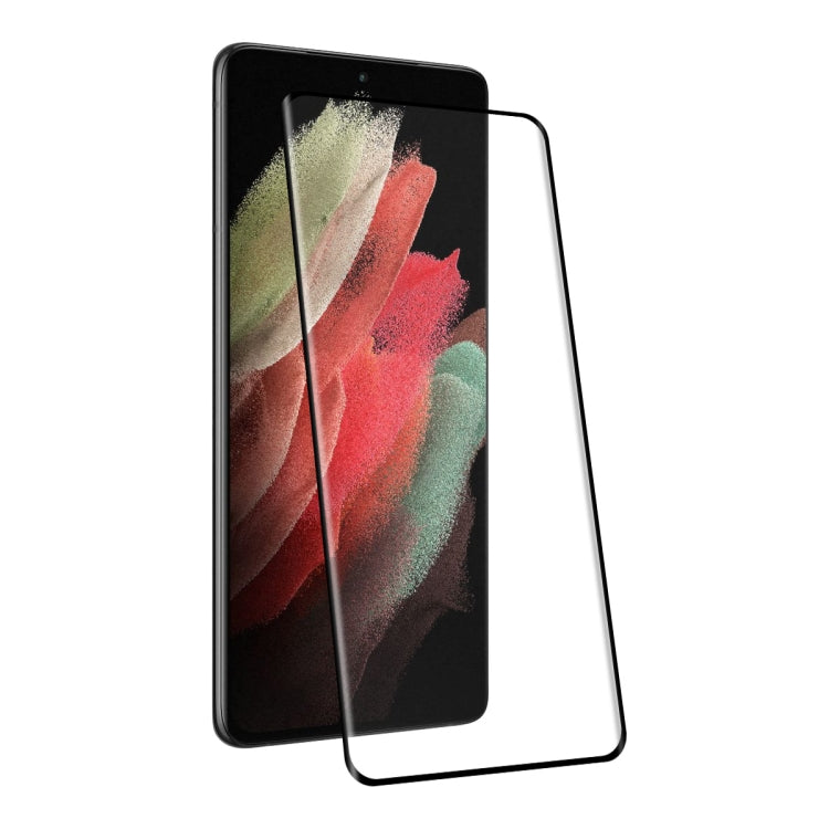For Samsung Galaxy S21 Ultra ENKAY 0.26mm 3D Curved Full Hot Bending Tempered Glass Film, 1pc, 2pcs, 5pcs