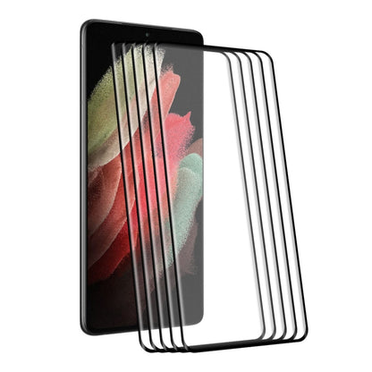 For Samsung Galaxy S21 Ultra ENKAY 0.26mm 3D Curved Full Hot Bending Tempered Glass Film, 1pc, 2pcs, 5pcs