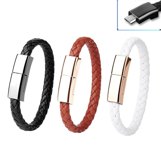 XJ-71 20cm USB naar micro-USB armband oplaaddatakabel, micro-USB, 20cm micro-USB