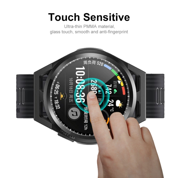 For Huawei Watch GT Runner 46mm ENKAY Hat-Prince 3D Full Coverage Soft PC Curved Edge + PMMA HD Screen Protector Film, 1 PC, 2 PCS, 5 PCS, 10 PCS