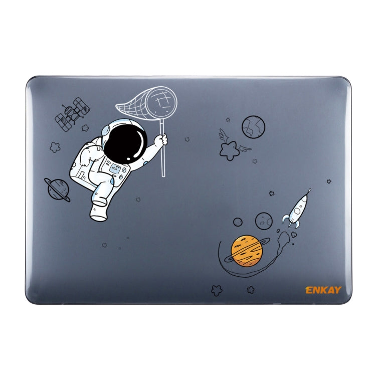 ENKAY Spaceman Pattern Laotop Protective Crystal Case for MacBook Air 13.3 inch A1932 2018, For MacBook Air 13.3 inch A1932 2018