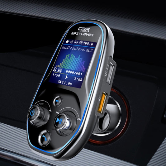BT29 Lecteur MP3 multifonctionnel de voiture à écran couleur, adaptateur Bluetooth de carte de sortie auxiliaire multilingue, BT29