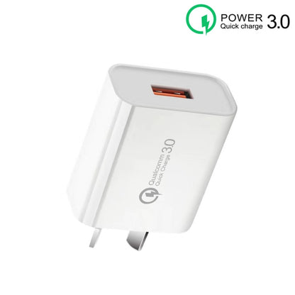 CA-25 QC3.0 USB 3A Fast Charger for Mobile Phone, AU Plug, AU Plug