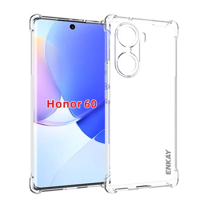 ENKAY Transparent TPU Shockproof Case, For Honor 60, For Honor 60 SE, For Honor 60 Pro